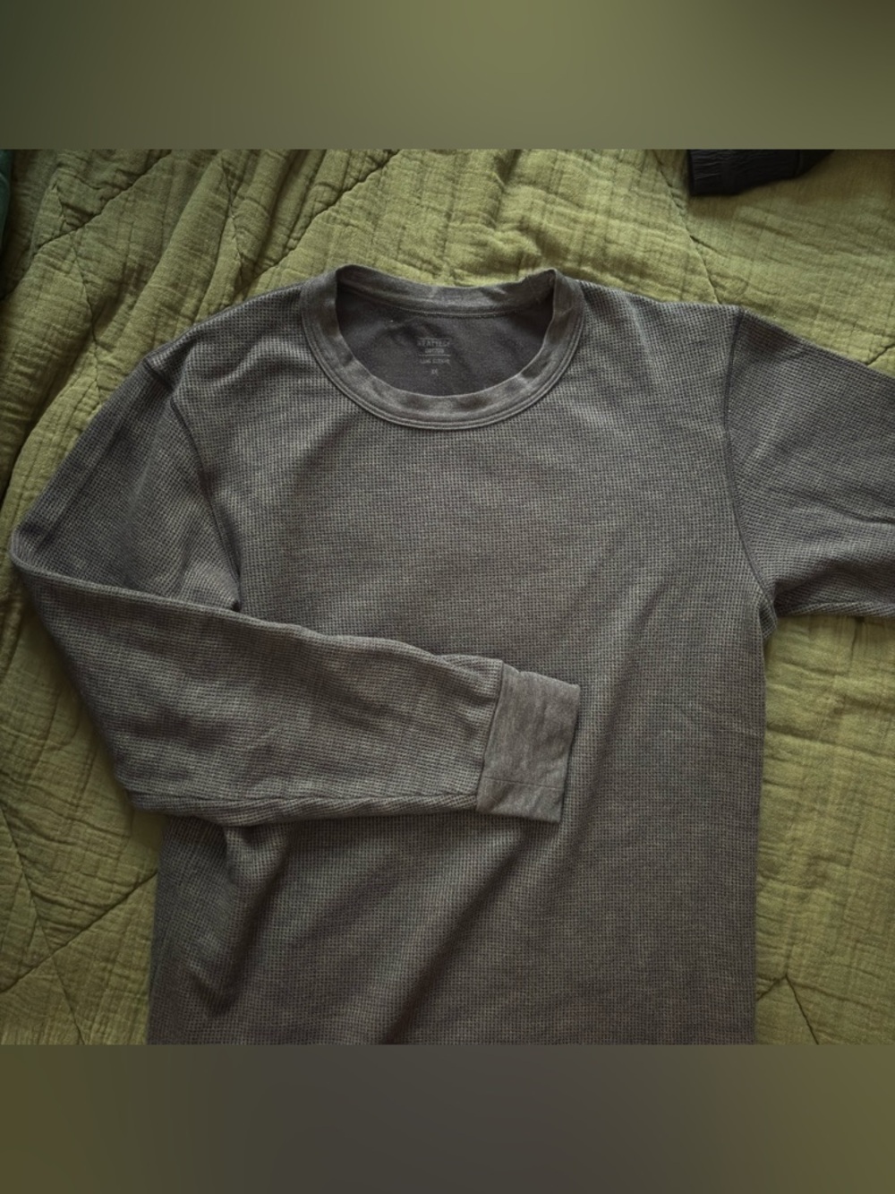 Uniqlo Long Sleeve Waffle Shirt